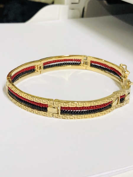 Elegua doble camino oro laminado 